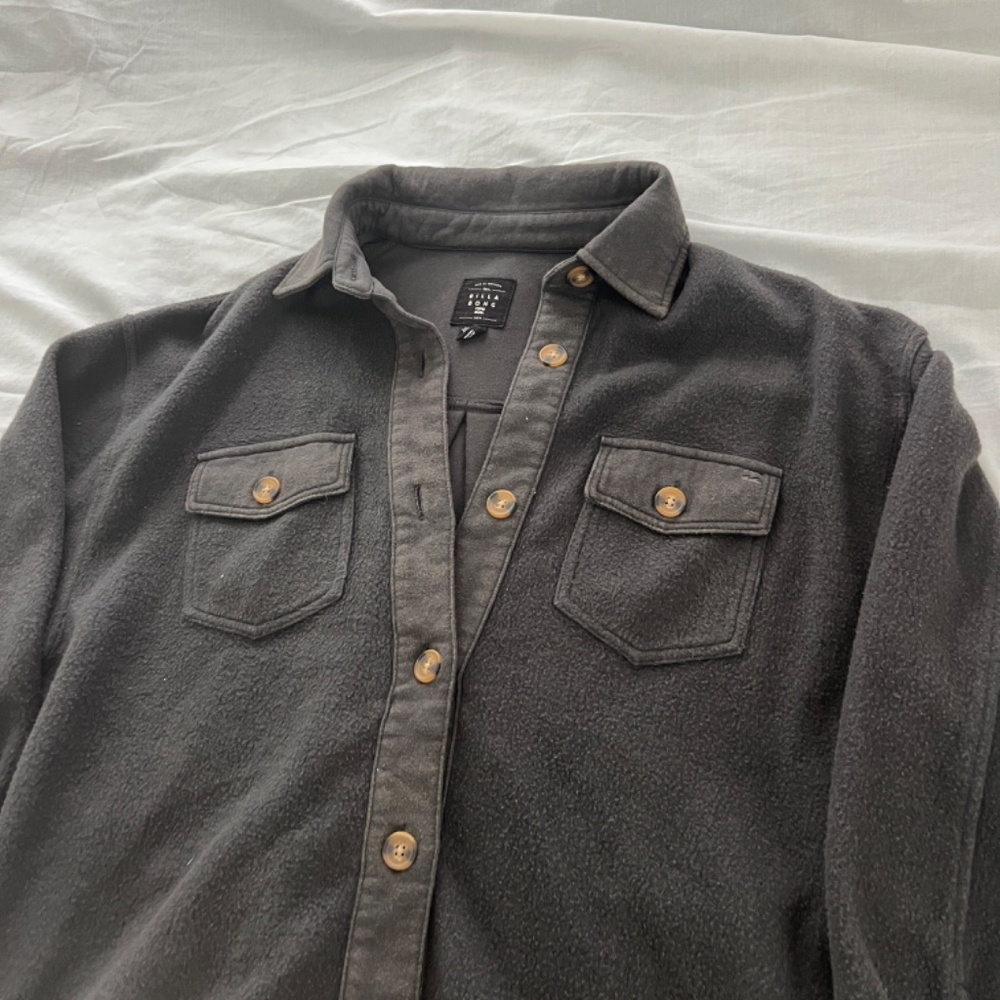 Billabong Anytime Shacket Oversized Button-Throug… - image 2